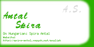 antal spira business card